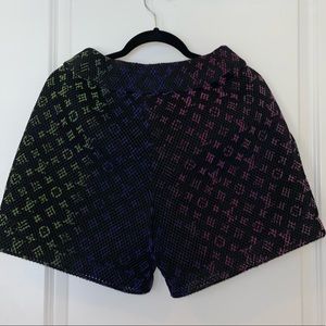 Louis Vuitton Virgil Abloh Gradient Monogram Mesh Shorts